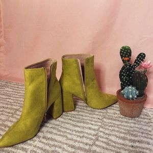 Lime Green Booties!